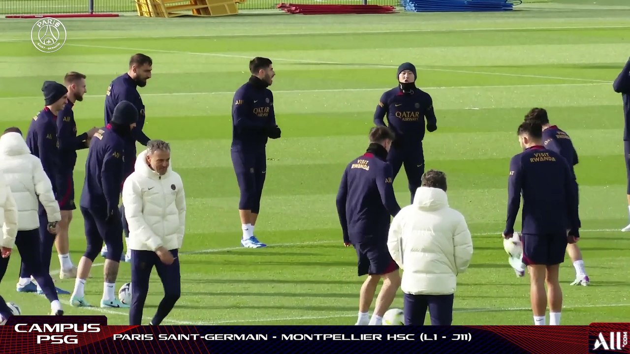 ⚽️ Paris Saint-Germain - Montpellier HSC : L'entraînement en direct du campus
