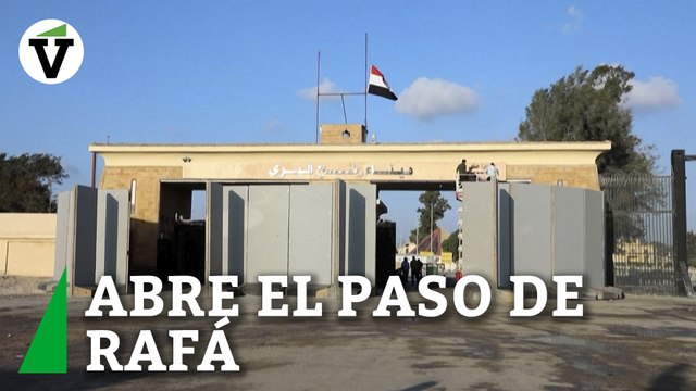 Abre el paso de Rafá para evacuar a decenas de heridos y personas con pasaporte extranjero