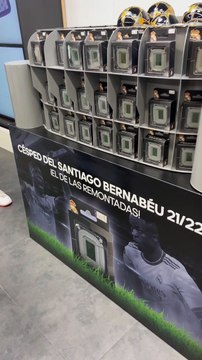 El Real Madrid vende trozos de césped del Bernabéu de cuando ganó la 14: esto tendrás que pagar