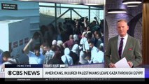 Americans exit Gaza through Rafah border crossing along with other foreigners