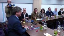 Puigdemont preside la reunión de Junts en Bruselas