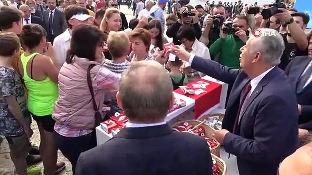 Samsunlular Dev Kruvaziyer Gemisini Horonla Karşıladı