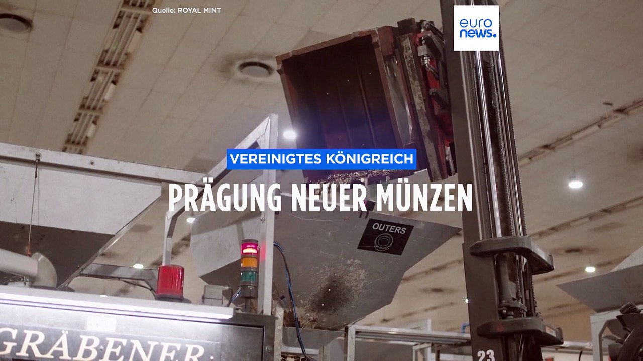 Des Königs neue Münzen - In London laufen die Prägemaschinen heiß