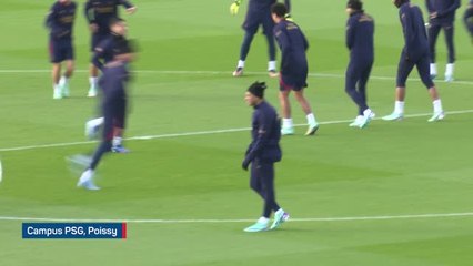 PSG - La tempête Ciaran n'épargne pas Mbappé à l'entraînement