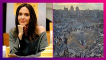 Israel-Hamas War: Gaza-য় Israel-এর বোমা, কড়া নিন্দা Angelina Jolie এর