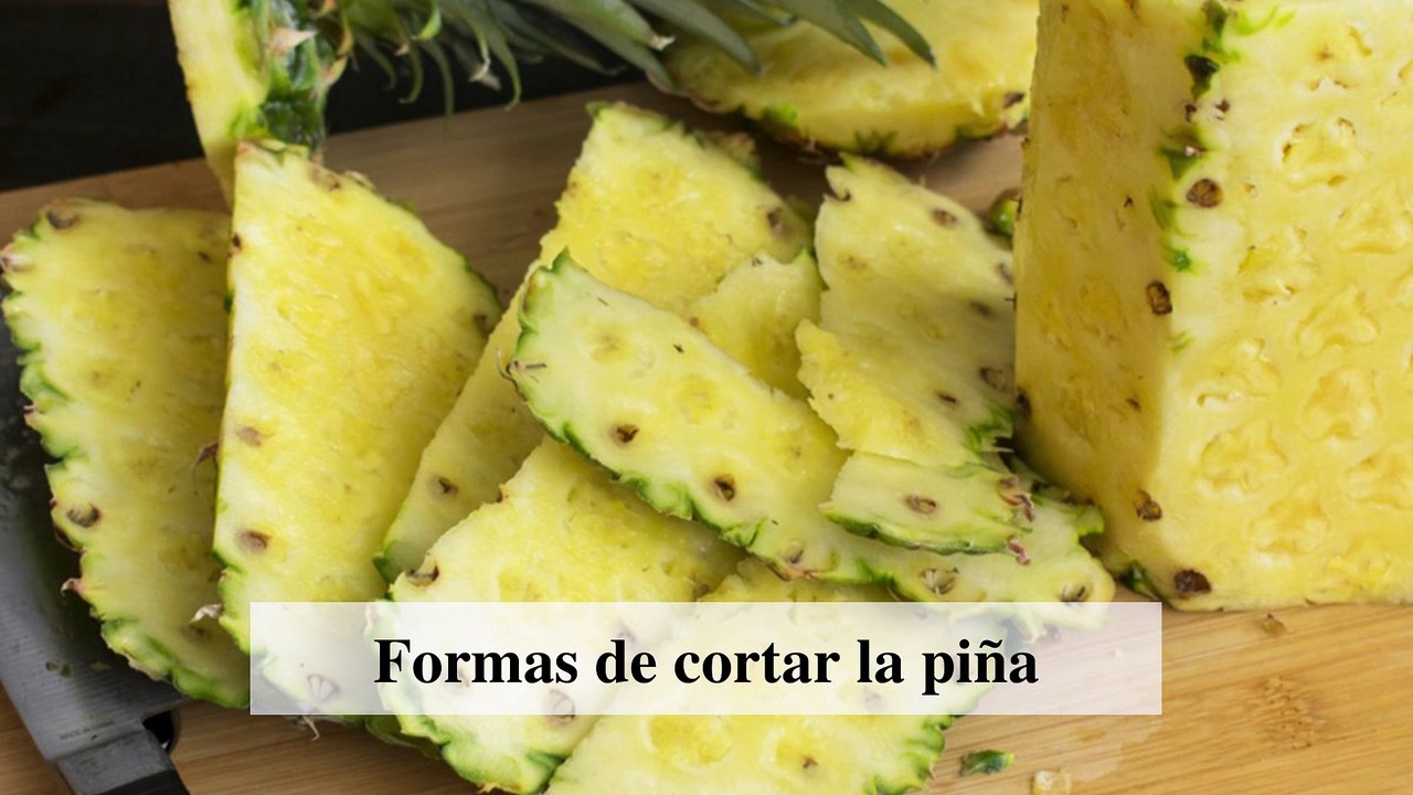 Cómo pelar y cortar una piña en 5 minutos - Vídeo Dailymotion