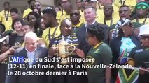 Afrique du sud: le président Ramaphosa rencontre les Springboks après leur sacre au Mondial