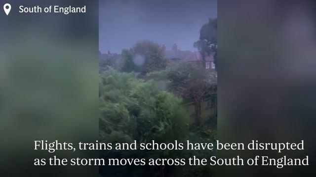 Storm Ciaran batters parts of UK as several flights are cancelled