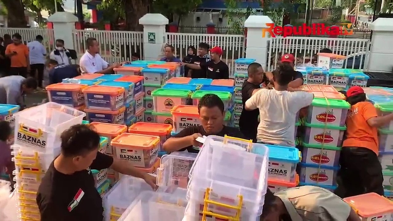 Baznas Kirimkan Bantuan Tahap Pertama Sebanyak 21 Ton untuk Palestina