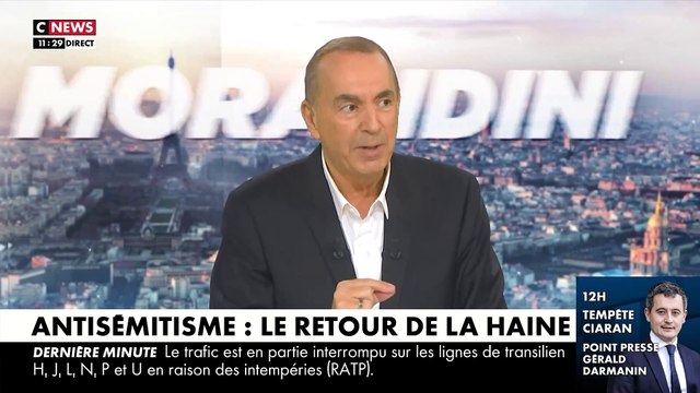 Le gros coup de gueule de Jean-Marc Morandini contre Instagram ce matin sur CNews: Quand vous dénoncez des menaces de mort ou de haine, ils disent qu’ils n’ont pas le temps de s’en occuper ! - Regardez