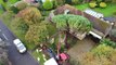West Sussex Fire and Rescue assist with a tree that has fallen onto a house in Bognor Regis