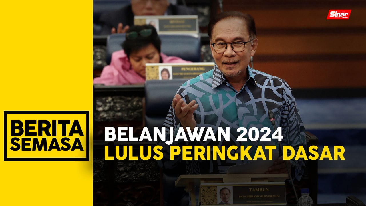 Belanjawan 2024 lulus peringkat dasar