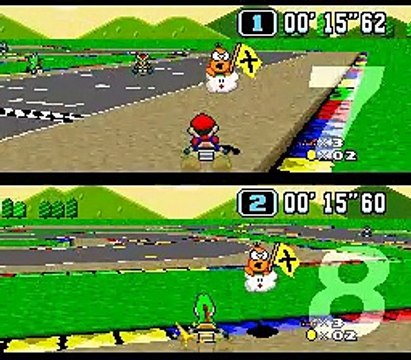 Super Mario Kart Alternate Tracks 2 online multiplayer - snes