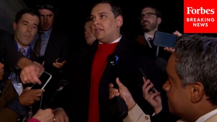 WATCH: George Santos Speaks To Reporters After Expulsion Attempt Against Him Fails
