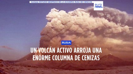 Erupción del Klyuchevskaya Sopka: El volcán más alto de Eurasia cubre Kamchatka de cenizas 🌋