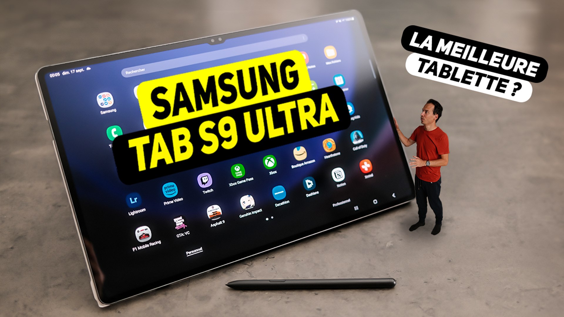 Test de la Samsung Galaxy S8 Ultra : tablette haut de gamme ultra