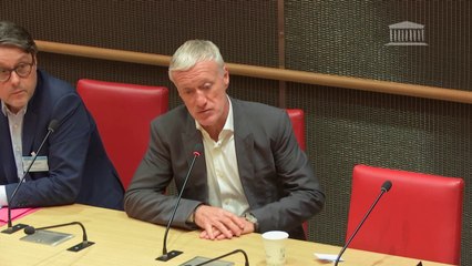 Discriminations dans le football: "Je n'ai pas été confronté à des situations de ce type-là mais je ne vais pas vous dire qu'il n'y a pas de racisme dans le football", déclare Didier Deschamps