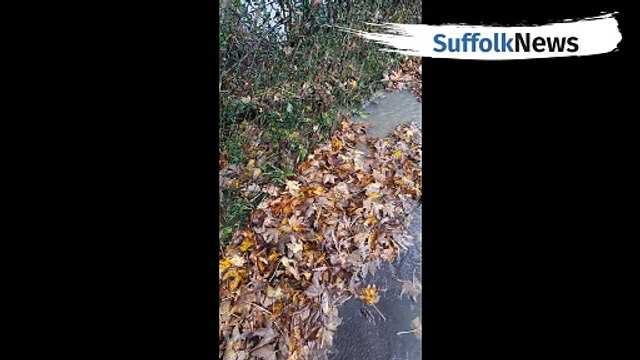 Storm Ciarán flooding in Framlingham