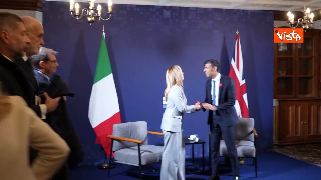 Giorgia Meloni a Londra per il vertice sull'Intelligenza Artificiale