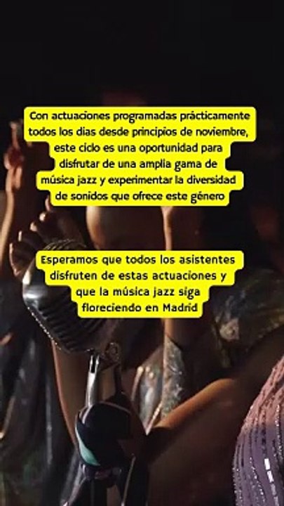  Madrid se llena de Jazz en Noviembre: Villanos del Jazz 