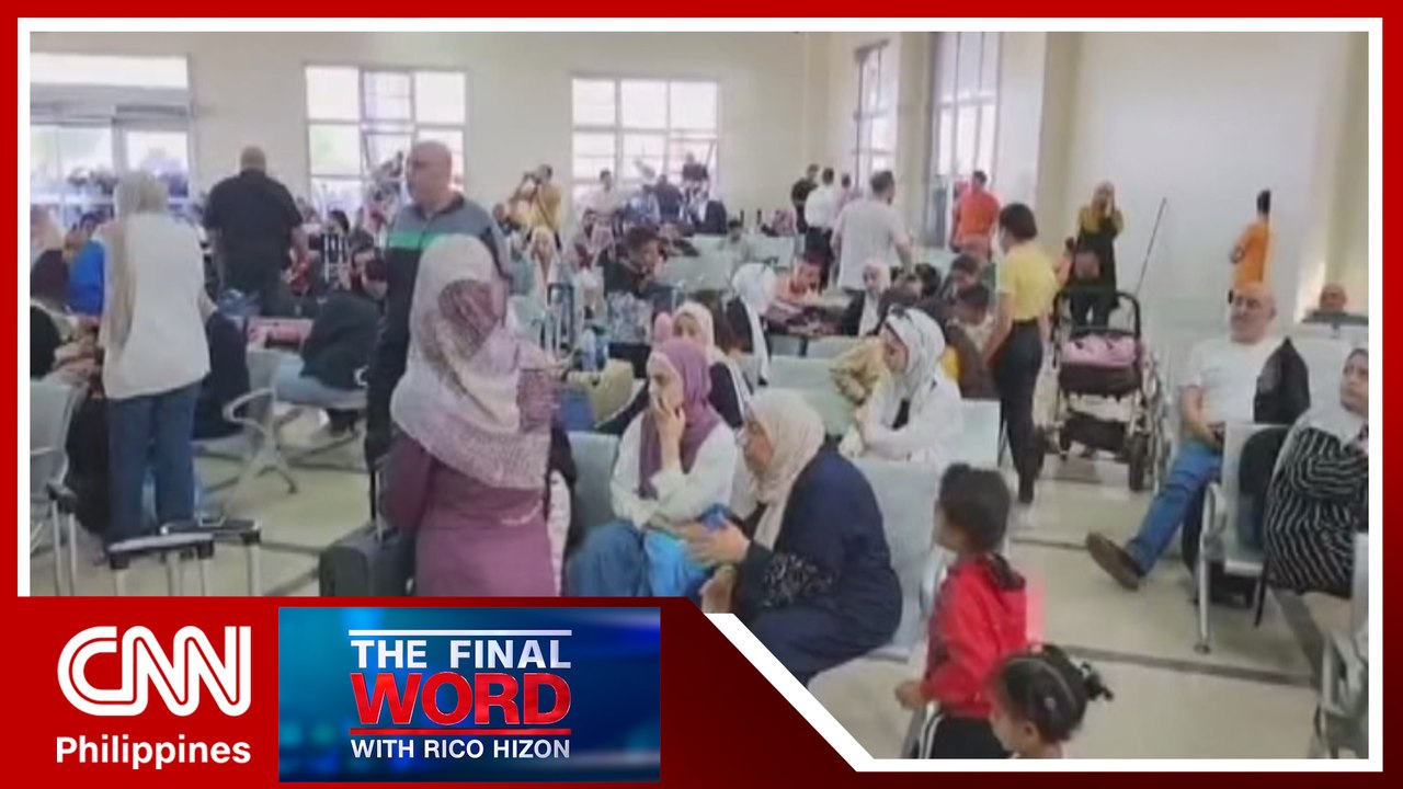 2 Filipino doctors among first foreign nationals allowed to leave Gaza