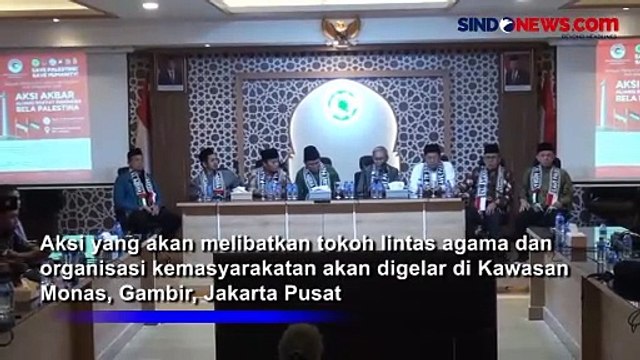 Libatkan Tokoh Lintas Agama dan Ormas, MUI Ajak 2 Juta Orang Ikut Aksi Bela Palestina