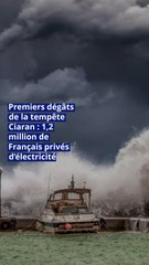 Premiers dégâts de la tempête Ciaran : 1,2 million de Français privés d’électricité