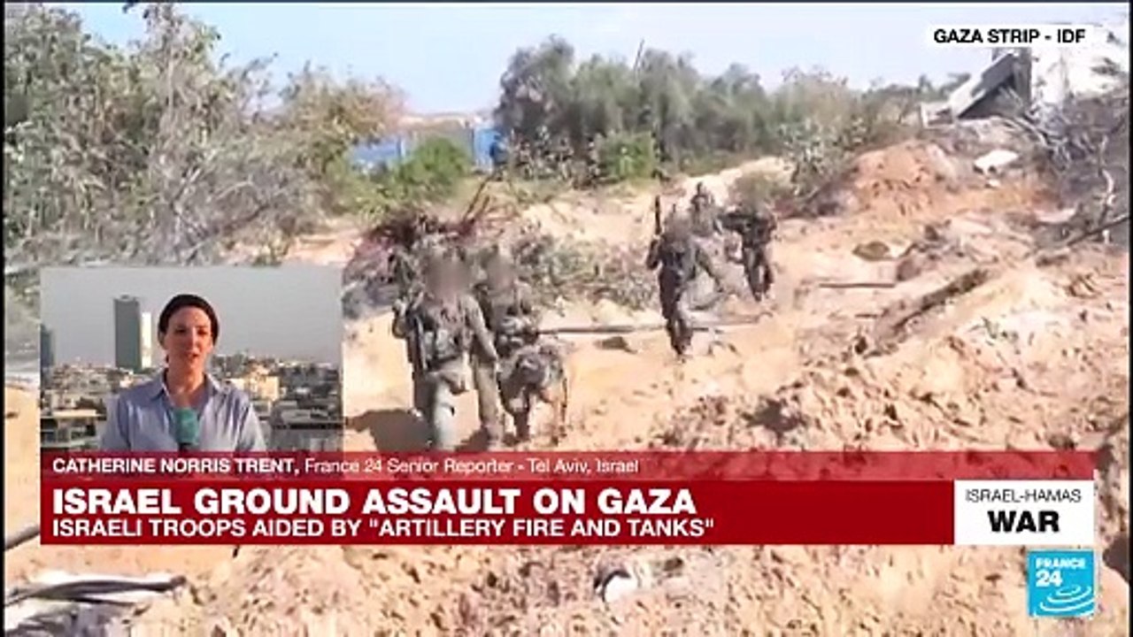 Israel ground assault on Gaza: Troops aided by...
