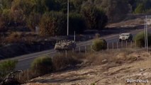 Carri armati israeliani vicino a Sderot nel Nord della Striscia di Gaza