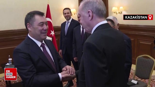 Cumhurbaşkanı Erdoğan ve Caparov arasında geçen samimi diyalog