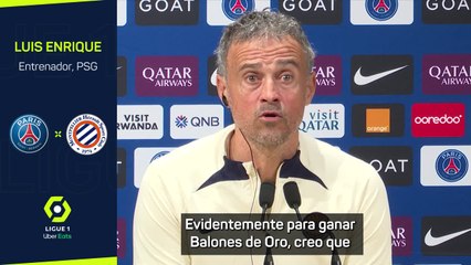 Download Video: Luis Enrique, sobre el Balón de Oro que no ganó Mbappé y la recuperación de Asensio