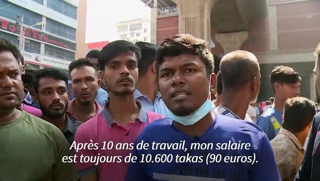 Bangladesh: les ouvriers du textile manifestent, des centaines d'usines fermées