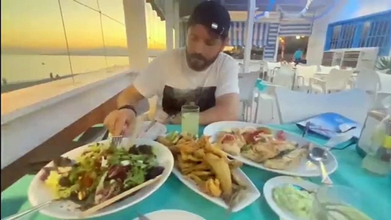 Light dinner in Almeria, ate fish
