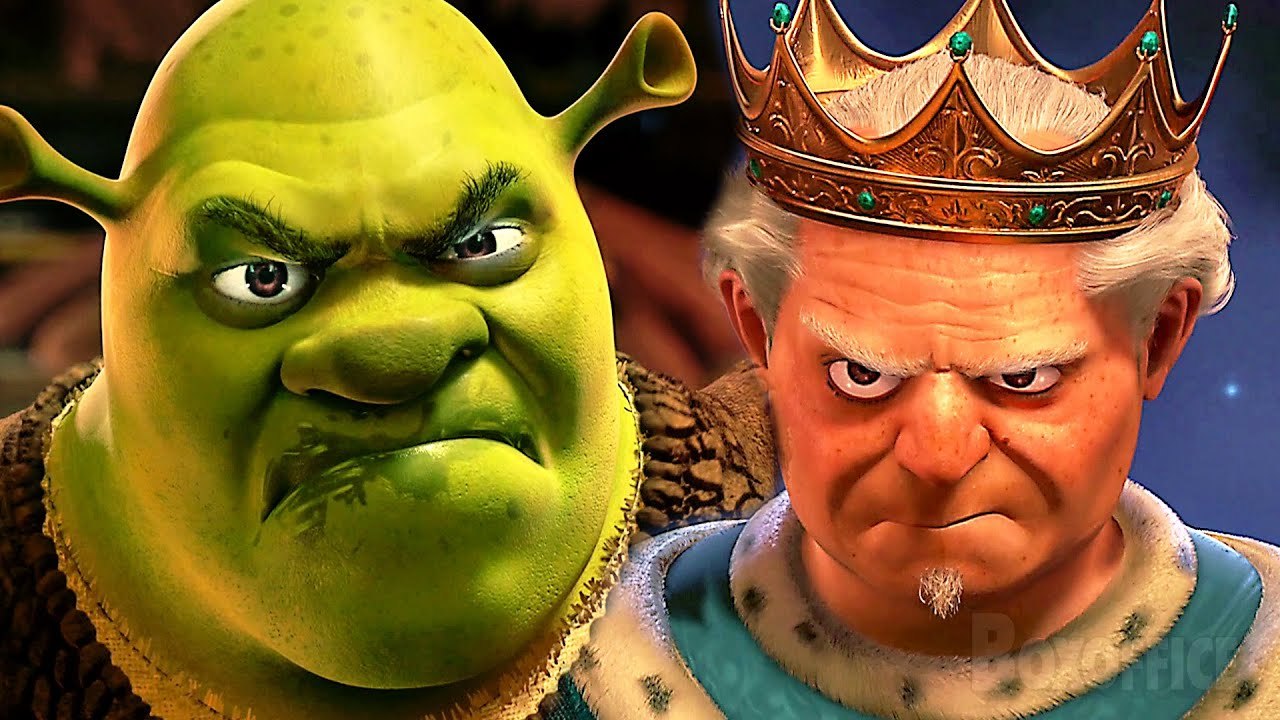 Shrek dîne chez les parents de Fiona ☠ | Shrek 2 | Extrait VF - Vidéo ...