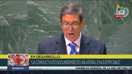 Tải video: “El bloqueo viola el derecho de bienestar de todas las cubanas y los cubanos”