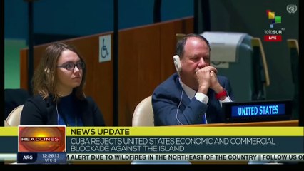 "The blockade violates the right to life, health and well-being of all Cubans"