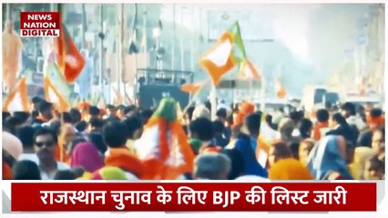 Rajasthan Election 2023 : Rajasthan BJP ने अपनी तीसरी लिस्ट जारी की