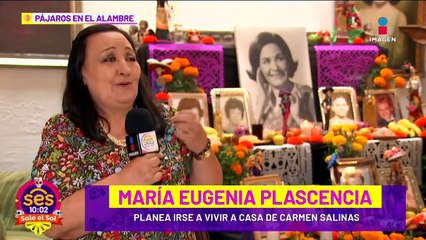 María Eugenia Plascencia REVELA si ha sentido la presencia de Carmen Salinas en su casa