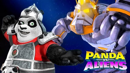 Panda VS Aliens | Film Complet en Français | Animation