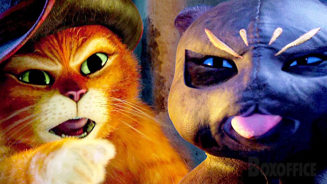 Duel de chats voleurs | Le chat potté | Extrait VF