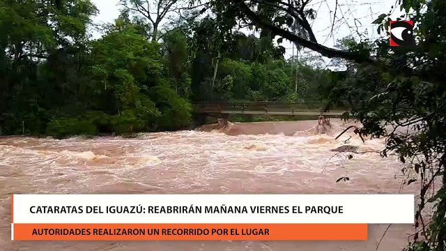 Cataratas del Iguazú: Reabrirán mañana viernes el parque