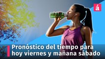 Este es el informe del tiempo para hoy viernes y mañana sábado en la República Dominicana