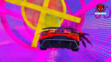 GTA V Stunt Extreme Car Racing Challenge by 3 HEAD VENOM & Spiderman Shark #1