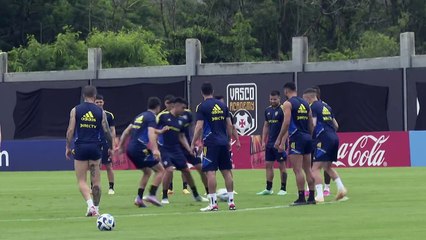 Boca Juniors treina antes da final da Libertadores no Rio