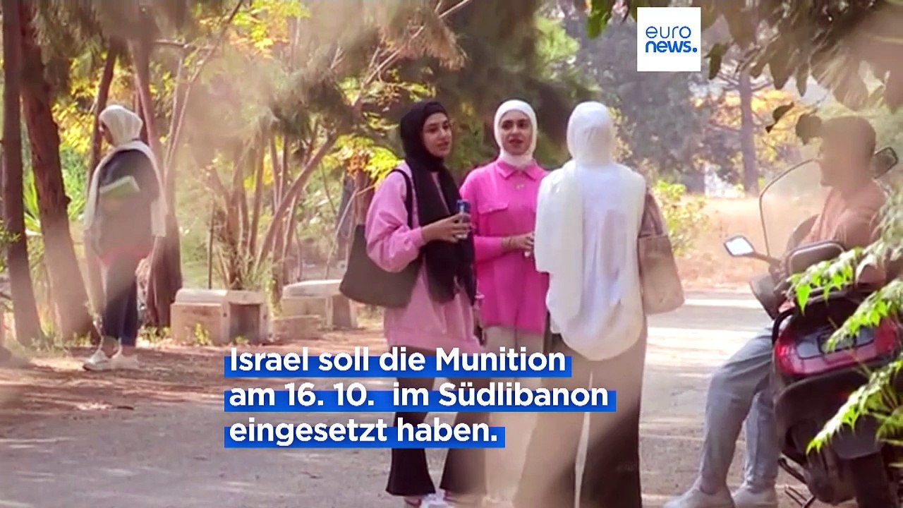 'Brennt bis auf die Knochen': Israel soll weißen Phosphor eingesetzt haben