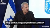 Netanyahu: vinceremo la guerra militare e la guerra economica