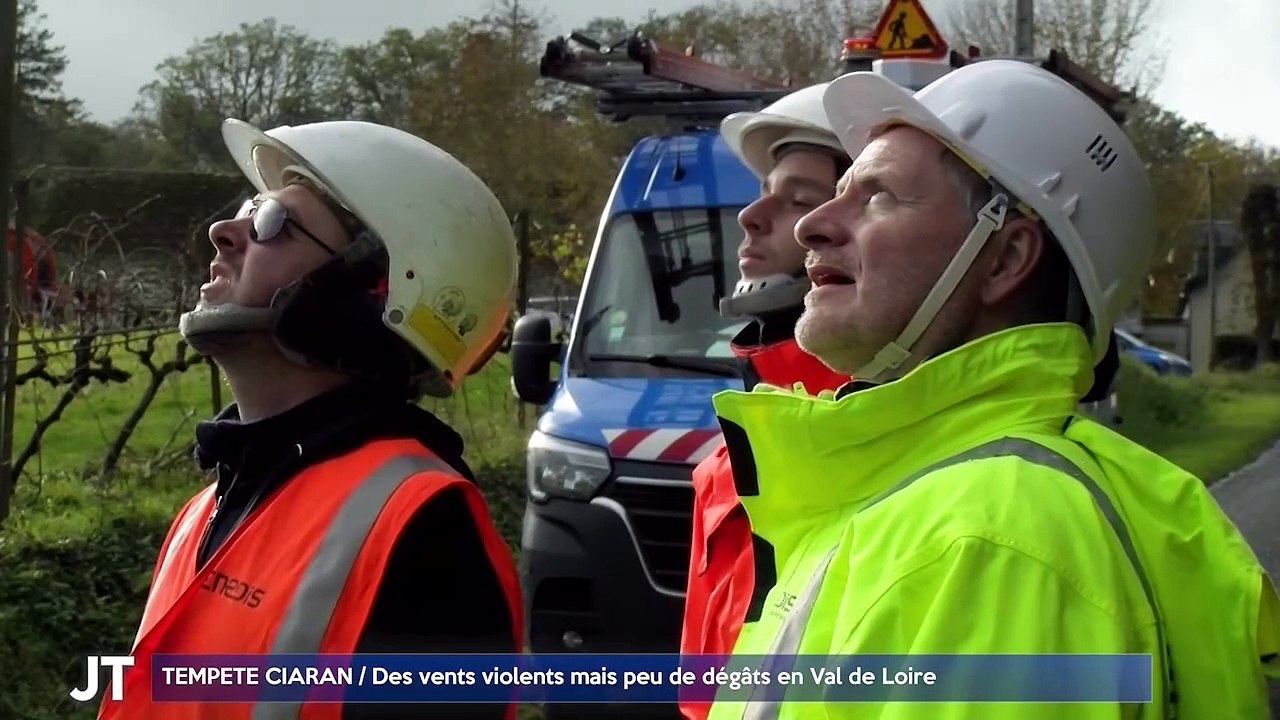 TEMPÊTE CIARAN / Des vents violents mais peu de dégât en Val de Loire