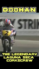 Doohan in the Legedary Laguna Seca Cokscrew