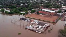 Más de 2.700 desplazados por inundaciones en Uruguay