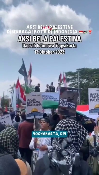 AKSI BELA PALESTINA DI INDONESIA